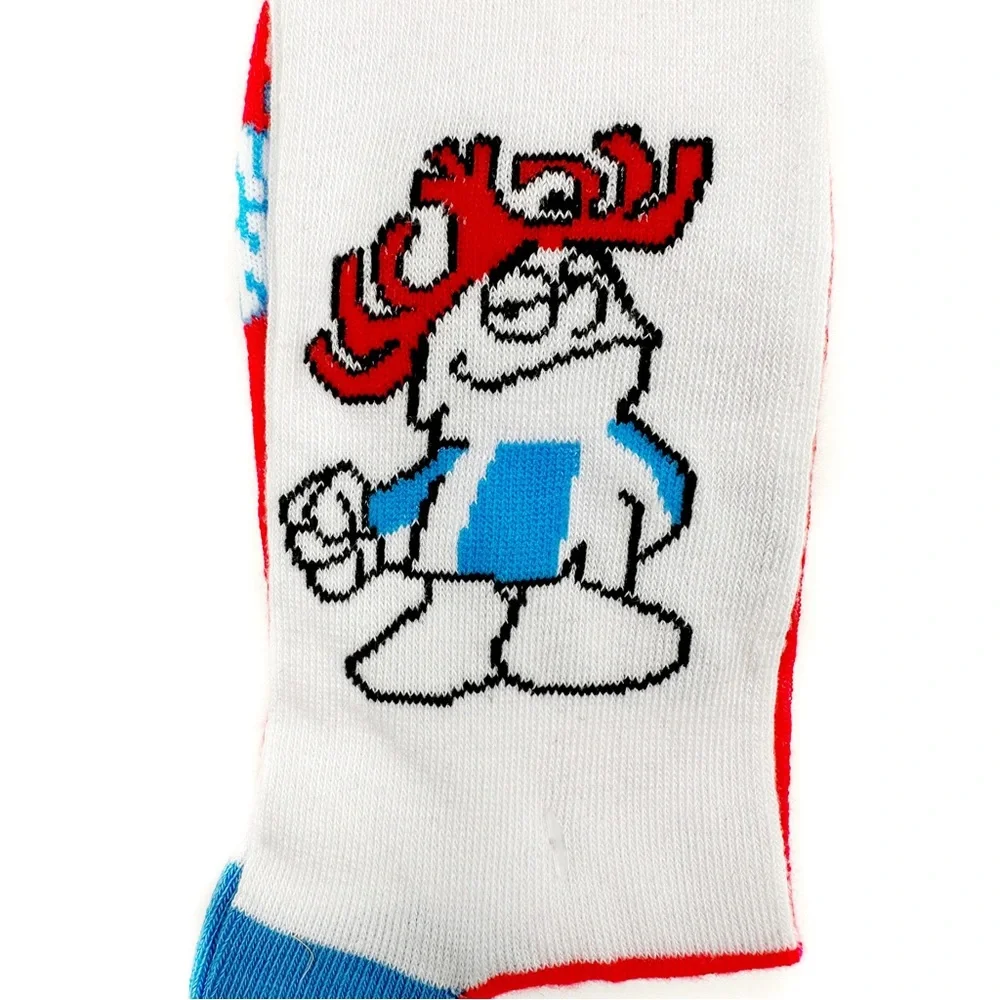 Hawaiian Punch Drink Crew Socks Mens Womens Punchy Mascot 2 Pairs Fun Gift